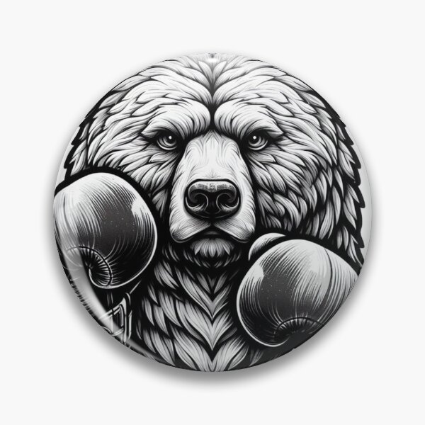 Item preview, Retro Classic Boxing Bear designed and sold by Martial-Art-23.