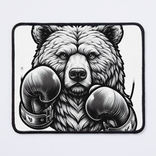 Item preview, Retro Classic Boxing Bear designed and sold by Martial-Art-23.