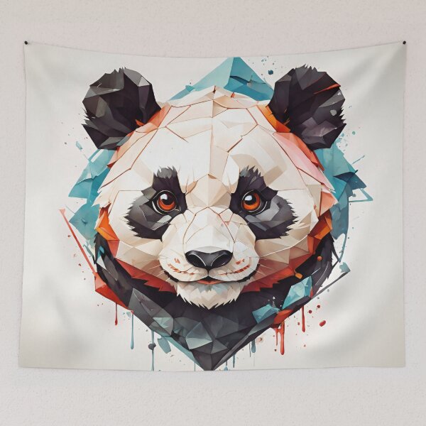 Item preview, Polygon Panda Face Drawing designed and sold by PolygonPinnacle.