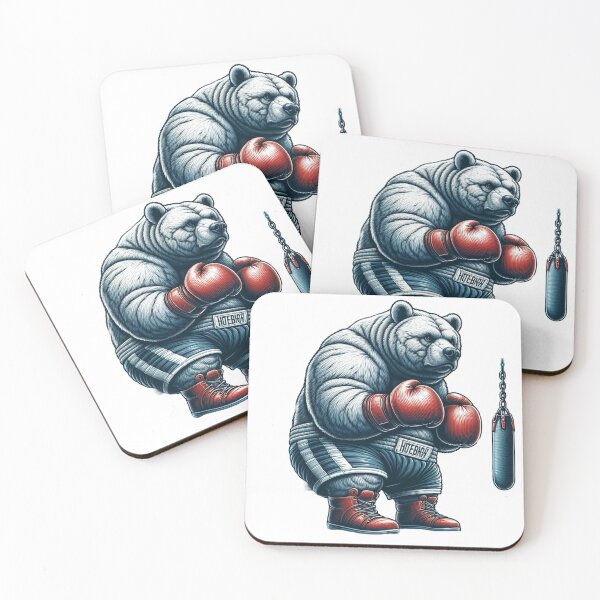 Item preview, Retro Classic Boxing Bear  designed and sold by Martial-Art-23.