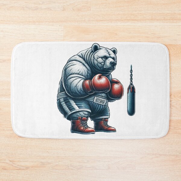 Item preview, Retro Classic Boxing Bear  designed and sold by Martial-Art-23.