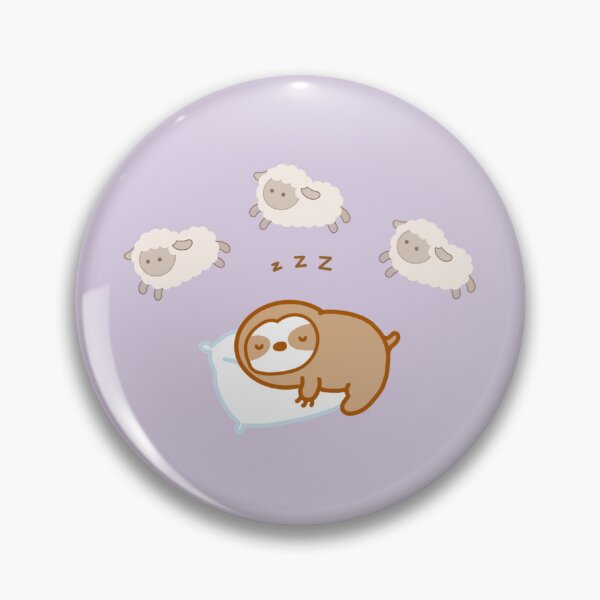 Item preview, Cute Sleeping Sheep Sloth  designed and sold by theslothinme.