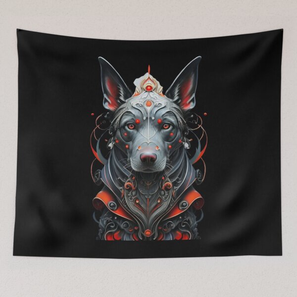 Item preview, Dog God of the Underworld designed and sold by PatronesKawai.