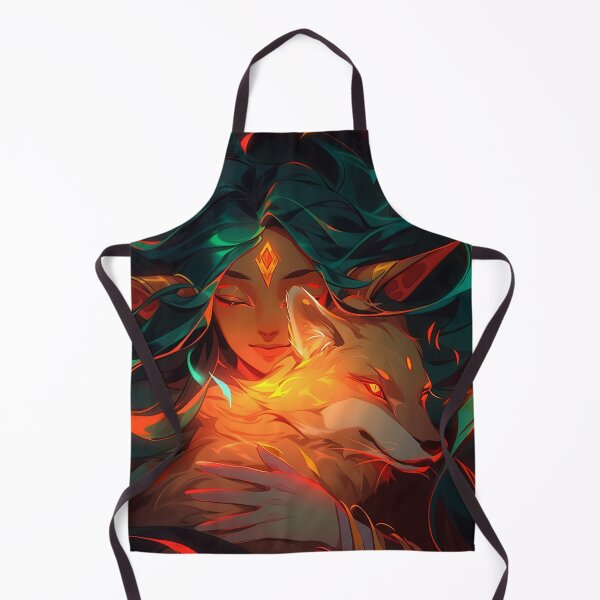 Item preview, Spiritual Ember Forest Guardian Anime Girl designed and sold by bubblegoth.