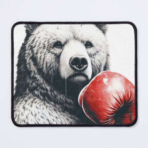 Item preview, Boxing Bear Red Glove Classic designed and sold by Martial-Art-23.