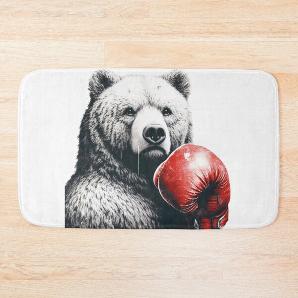Item preview, Boxing Bear Red Glove Classic designed and sold by Martial-Art-23.