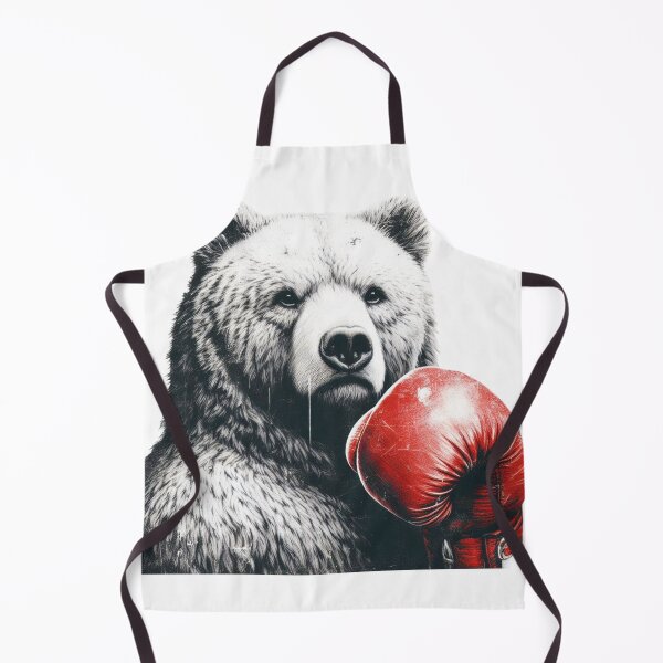 Item preview, Boxing Bear Red Glove Classic designed and sold by Martial-Art-23.