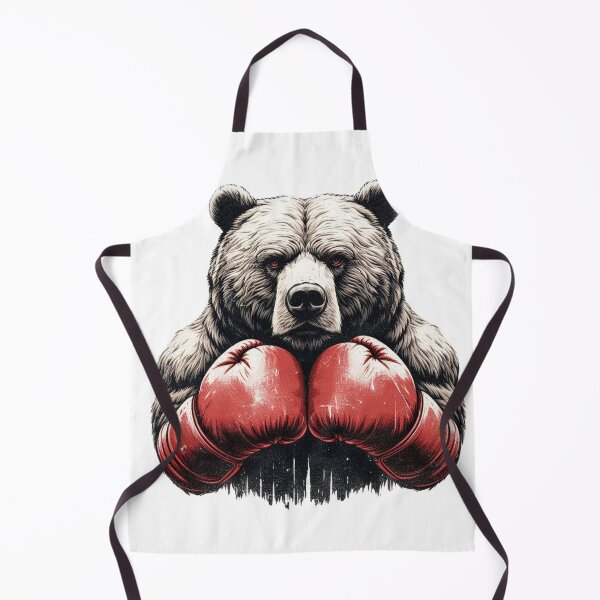 Item preview, Boxing Bear Red Brown Bear Fighter designed and sold by Martial-Art-23.