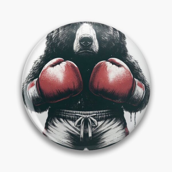 Item preview, Boxing Bear Red Fighter  designed and sold by Martial-Art-23.