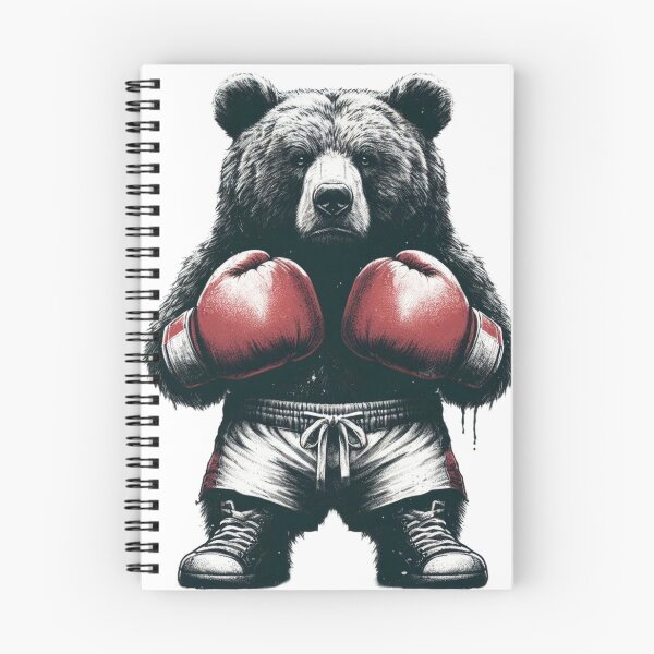 Item preview, Boxing Bear Red Fighter  designed and sold by Martial-Art-23.