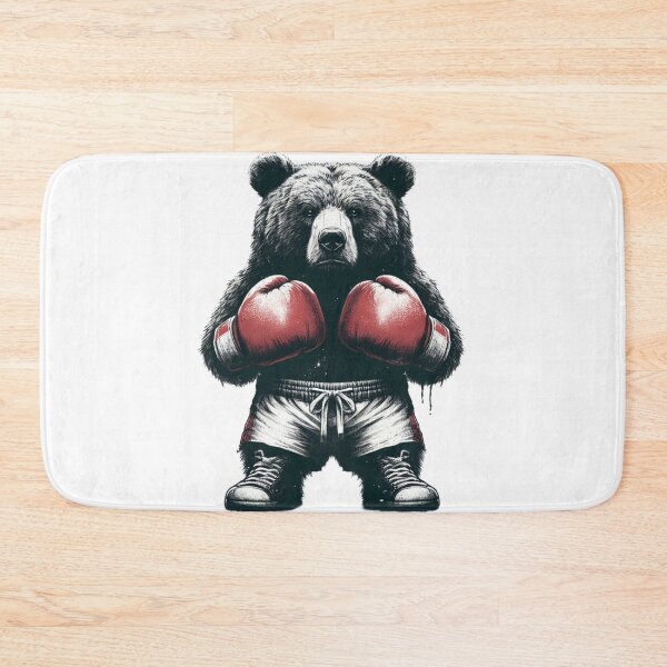 Item preview, Boxing Bear Red Fighter  designed and sold by Martial-Art-23.