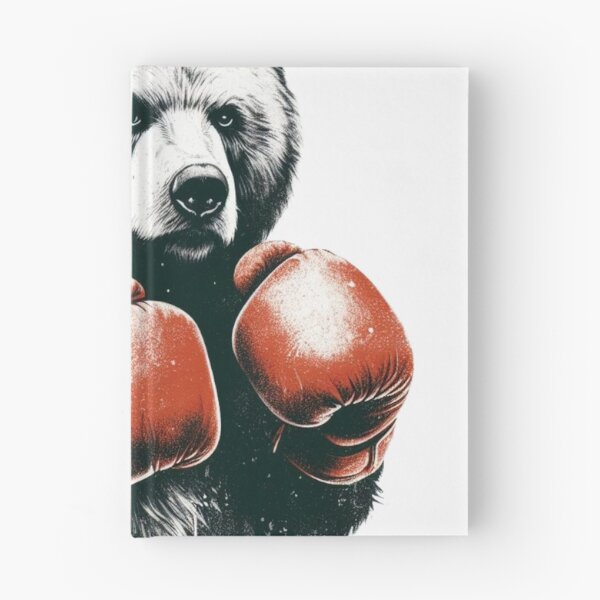 Item preview, Boxing Bear Red Fighter Combat Stand  designed and sold by Martial-Art-23.