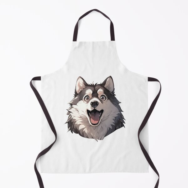 Item preview, Cute Kawaii Surprised Husky Dog designed and sold by CozyKawaiiArt.