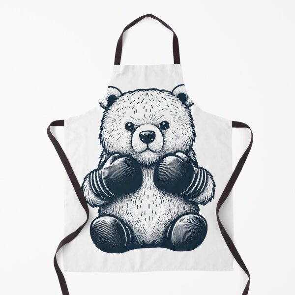 Item preview, Cute Boxing Bear Fighter Combat Stand designed and sold by Martial-Art-23.