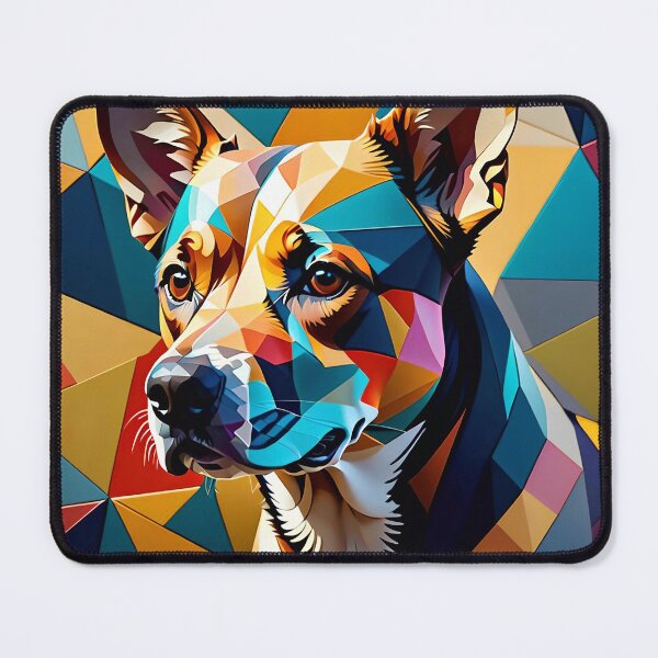 Item preview, Abstract Geometric Dog Art Pattern designed and sold by TheArtOfPat.