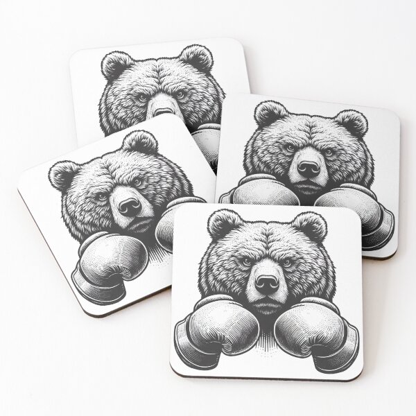 Item preview, Boxing Bear Fighter  designed and sold by Martial-Art-23.