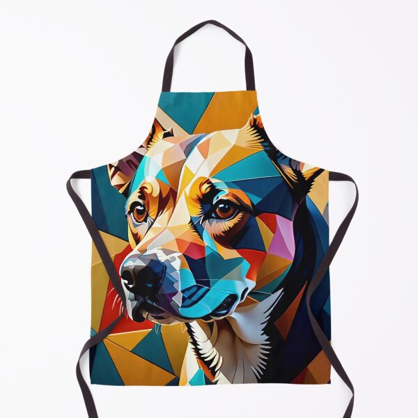 Item preview, Abstract Geometric Dog Art Pattern designed and sold by TheArtOfPat.