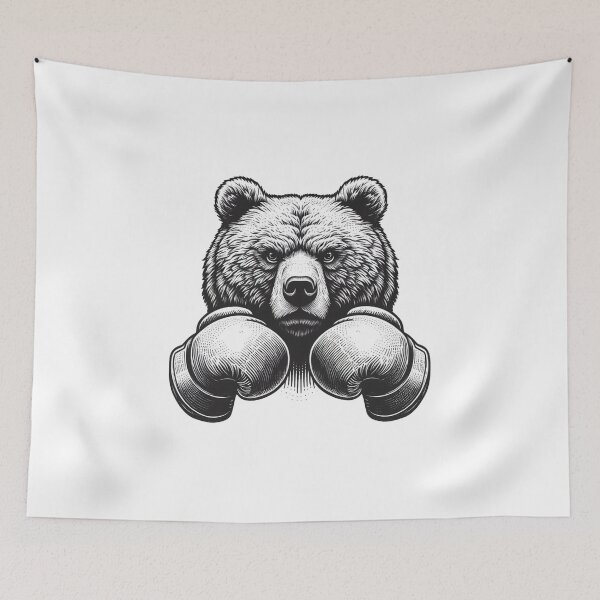 Item preview, Boxing Bear Fighter  designed and sold by Martial-Art-23.