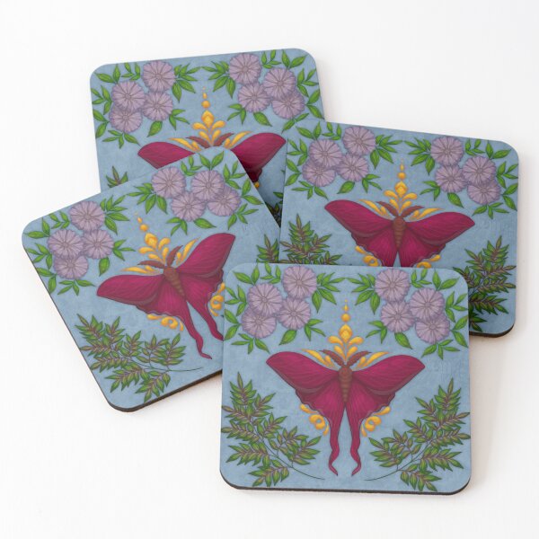 Item preview, Polilla roja rubí designed and sold by BeNiceBeLoved.