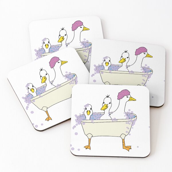 Item preview, Scrub a Dub Dub 3 ducks a Tub illustration designed and sold by Meg M Studio.