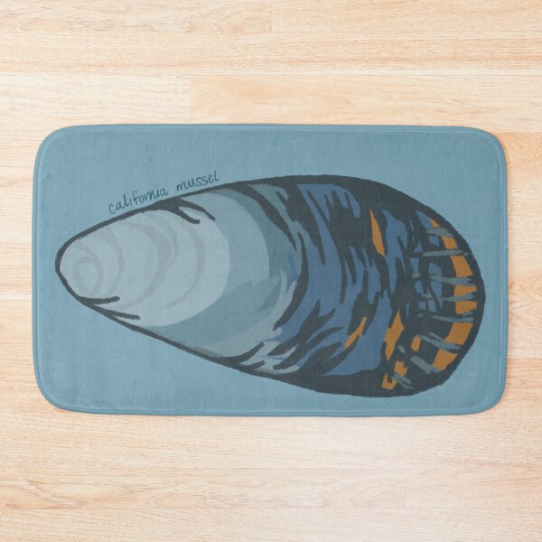 Item preview, california mussel illustration designed and sold by wjzardd-designs.