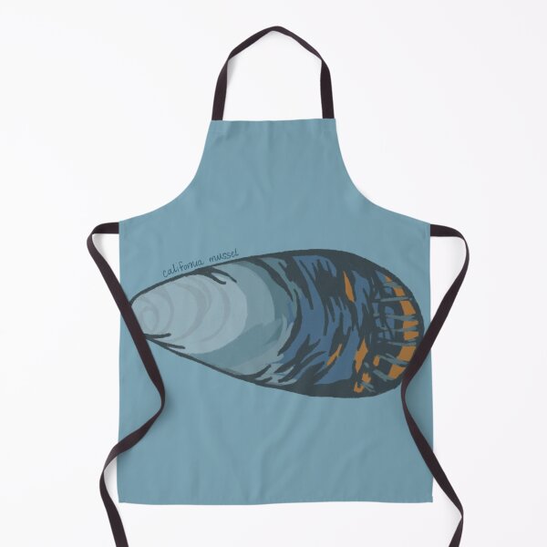 Item preview, california mussel illustration designed and sold by wjzardd-designs.