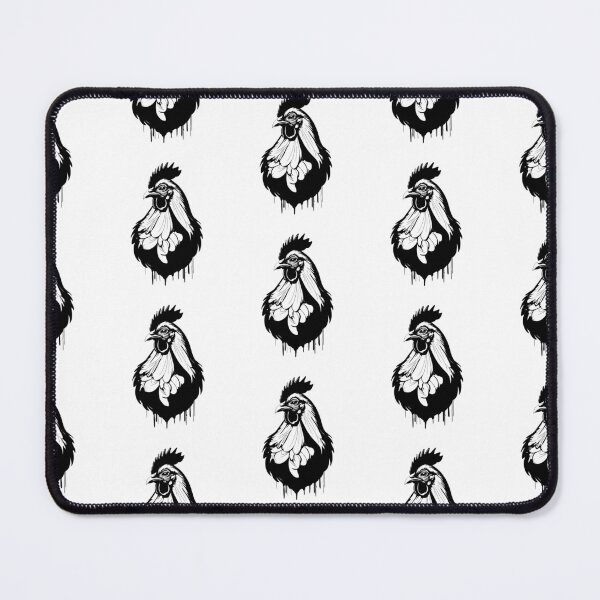 Item preview, Chicken illustration in black and white designed and sold by SimoesArtistry.