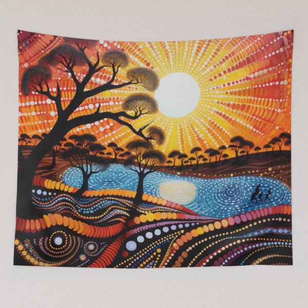 Item preview, Psychedelic aboriginal art designed and sold by Vilemo.