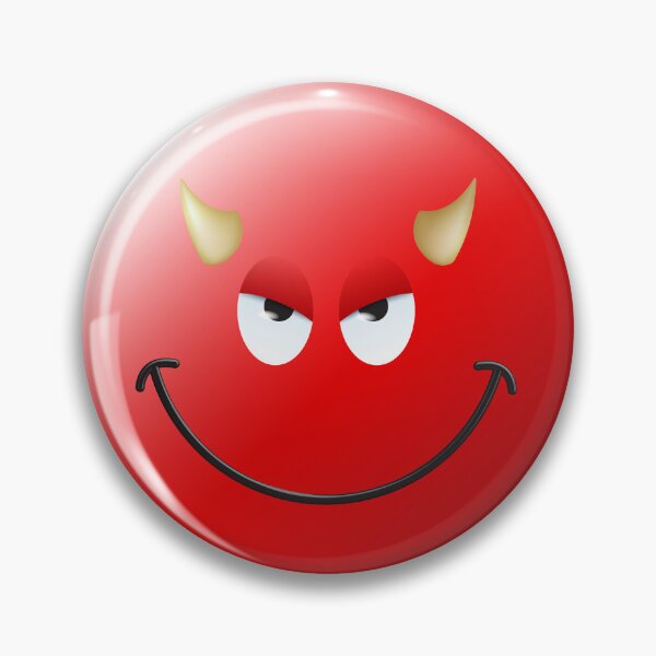 Item preview, Grinning Devil Smiley Face designed and sold by mistersmileyfac.
