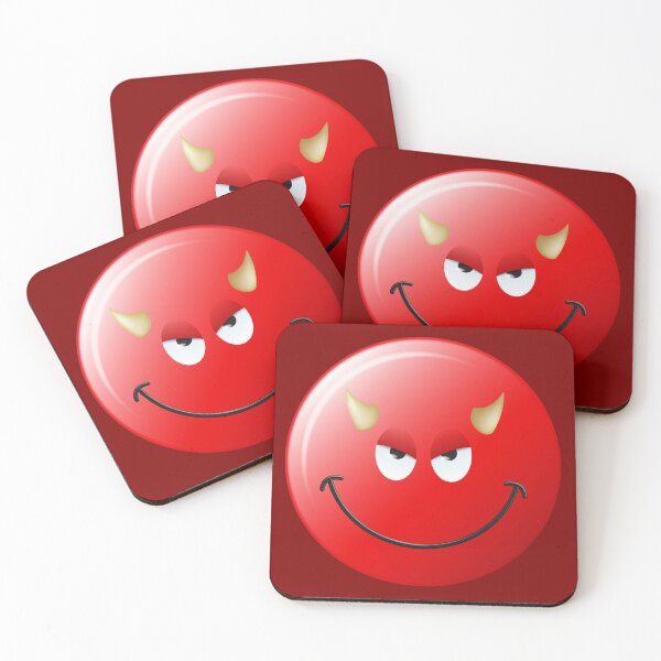Item preview, Grinning Devil Smiley Face designed and sold by mistersmileyfac.
