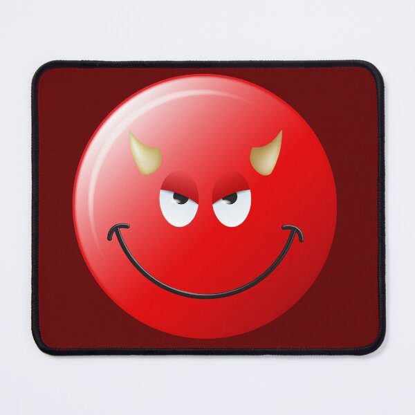 Item preview, Grinning Devil Smiley Face designed and sold by mistersmileyfac.