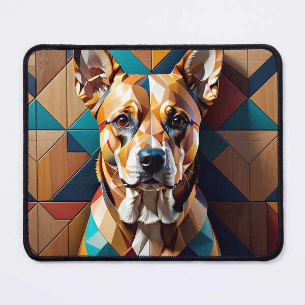 Artikelvorschau, Abstract Geometric Dog Art Pattern entworfen und verkauft von TheArtOfPat.