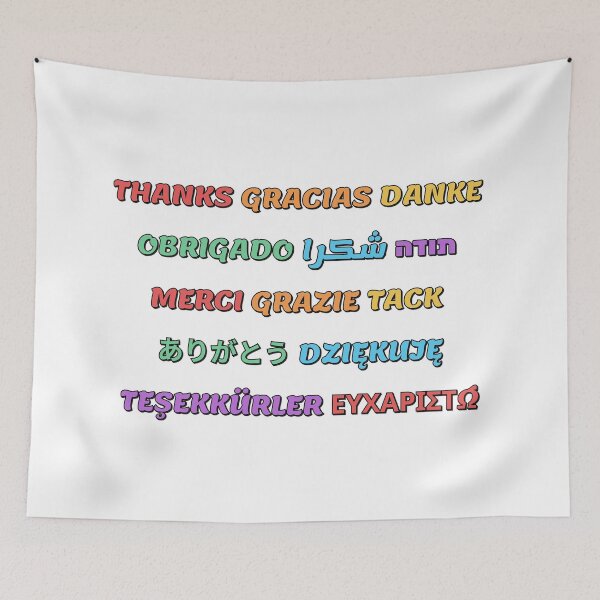 Item preview, Thanks in many languages designed and sold by Inspirationmotivation.