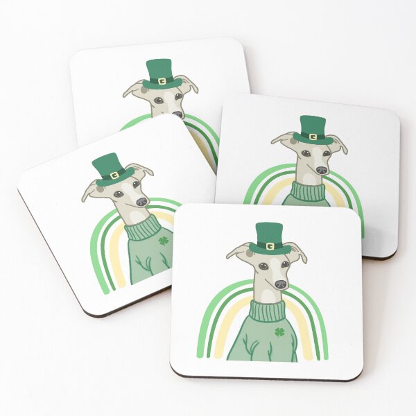 Item preview, Saint Patrick Day Greyhound designed and sold by Cinnamonbon.