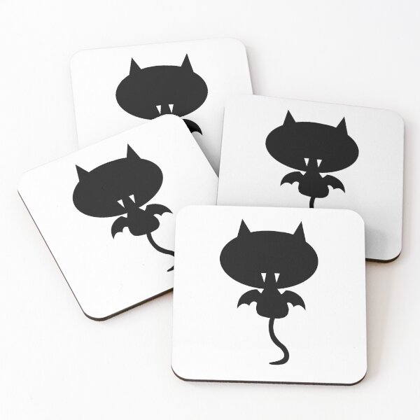 Artikelvorschau, Vampir süße Katze Miaw Fledermaus Katzenflügel Halloween schwarze Katze süß entworfen und verkauft von Cr320.