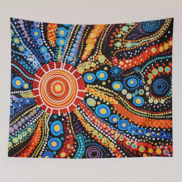 Item preview, Psychedelic aboriginal art designed and sold by Vilemo.
