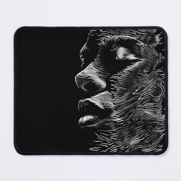 Item preview, Whimsy Faces: Surreal Linocut Apparel & Homeware Collection designed and sold by ThePurpleMelon.