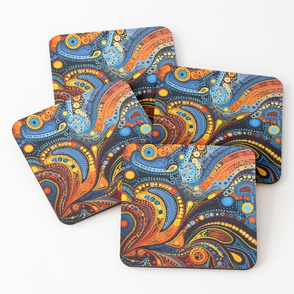 Item preview, Psychedelic aboriginal art designed and sold by Vilemo.