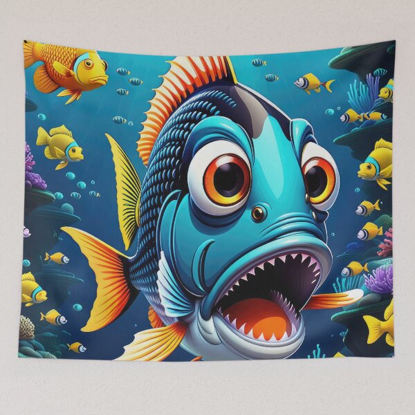 Item preview, Crazy Fish - 4 designed and sold by cyberartstudiox.