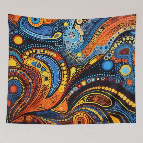 Item preview, Psychedelic aboriginal art designed and sold by Vilemo.