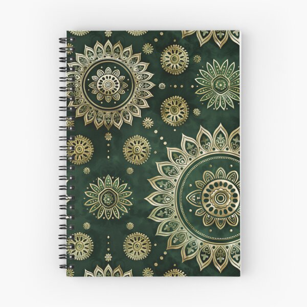 Item preview, Green Paisley Mandala Background Pattern designed and sold by Pati-Design.