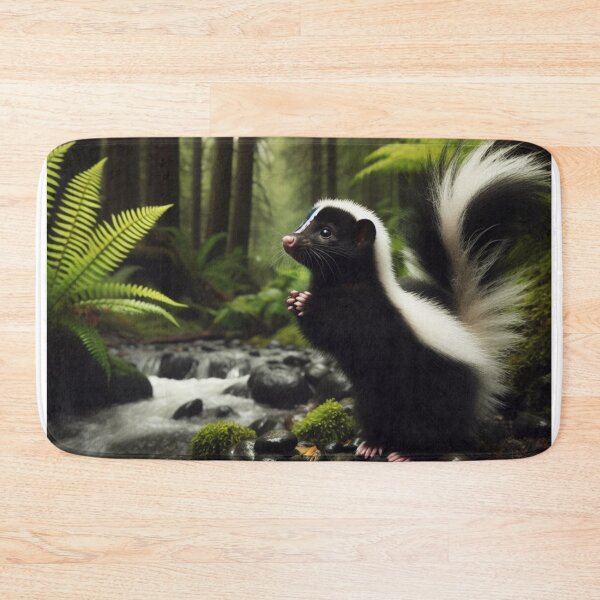 Item preview, Monochrome Marauder - Skunk's Nocturnal Foray designed and sold by ProgressMagnet.