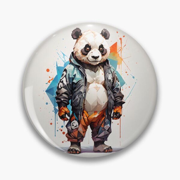 Item preview, Cool Panda Illustration designed and sold by PolygonPinnacle.