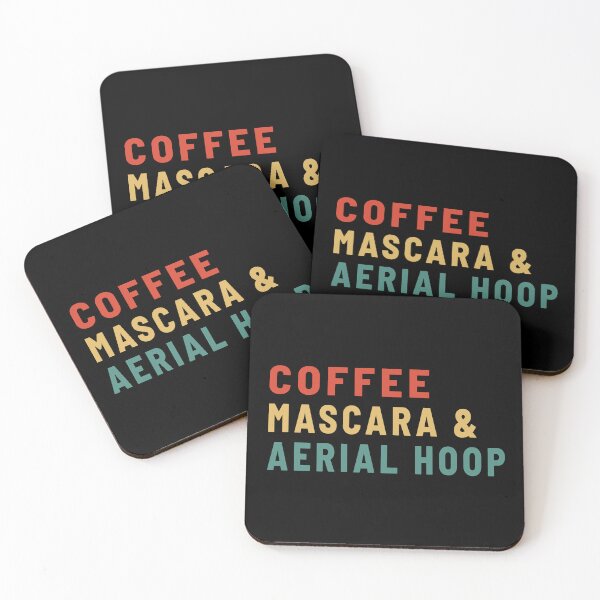 Item preview, Coffee ,mascara,lyra hoop | cool design for aerialists and circus artists designed and sold by DatGeminigirl.