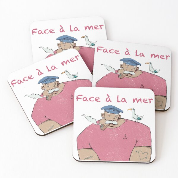 Aperçu de l'œuvre Face à la mer créée et vendue par MERLETDRAWING.