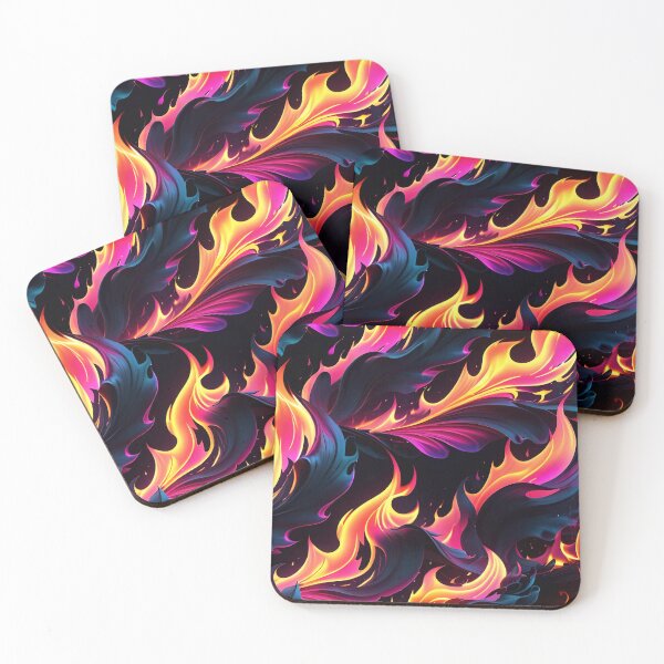 Item preview, Abstract Pink Fire Pattern designed and sold by TheArtOfPat.