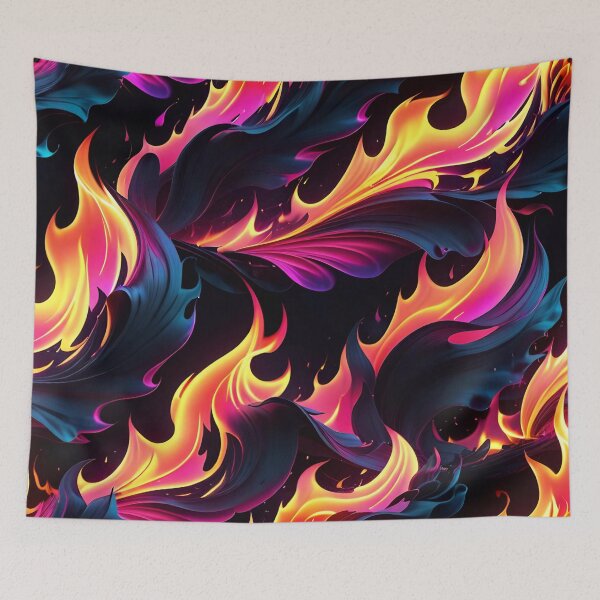 Item preview, Abstract Pink Fire Pattern designed and sold by TheArtOfPat.