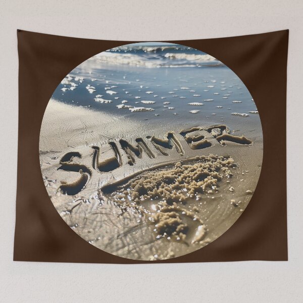 Item preview, Serenity Sands: Handwritten Summer Scene designed and sold by Ace Apparel  Attire.