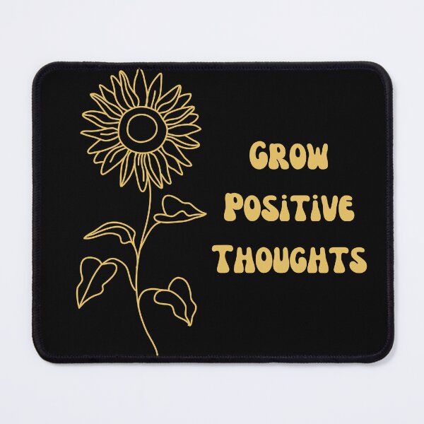 Item preview, Grow Positive Thoughts Motivational Quote designed and sold by Trendz by Ami.