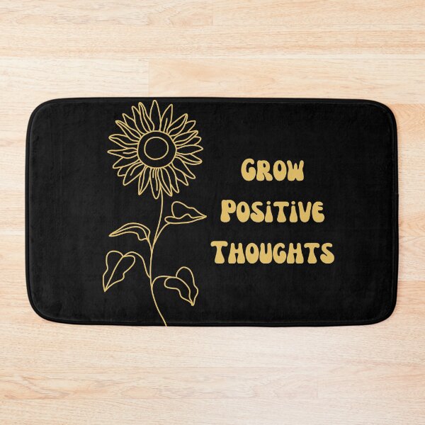 Item preview, Grow Positive Thoughts Motivational Quote designed and sold by Trendz by Ami.